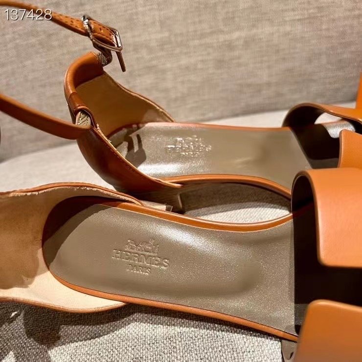 Hermes Heeled Oran Sandals SHS03696