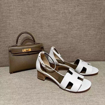 Hermes Heeled Oran Sandals SHS03697