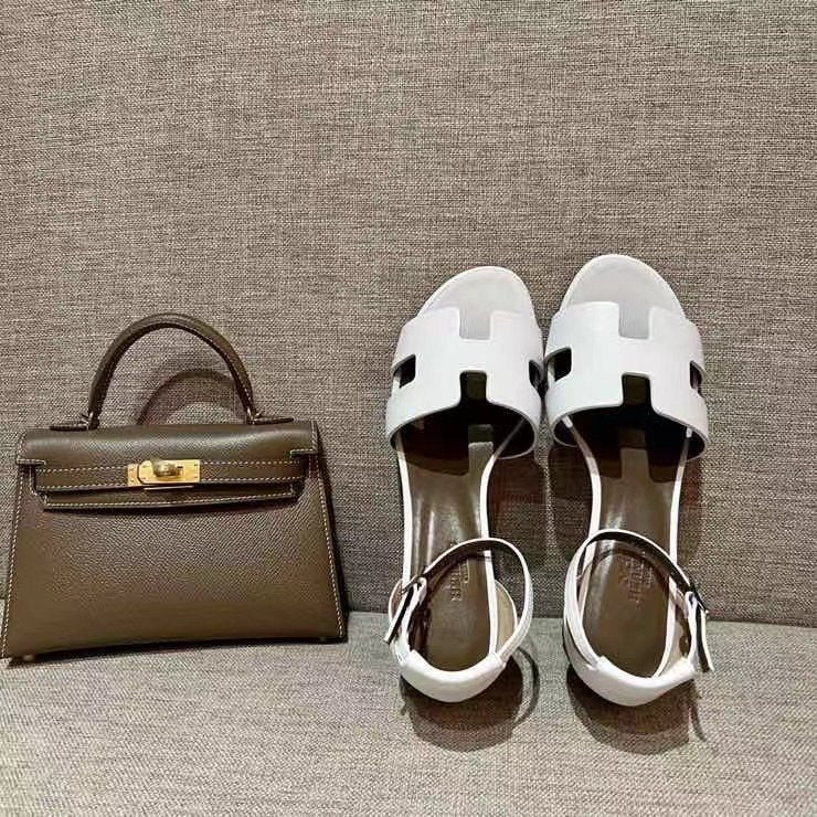 Hermes Heeled Oran Sandals SHS03697