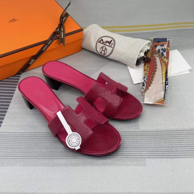 Hermes Heeled Oran Sandals SHS05064