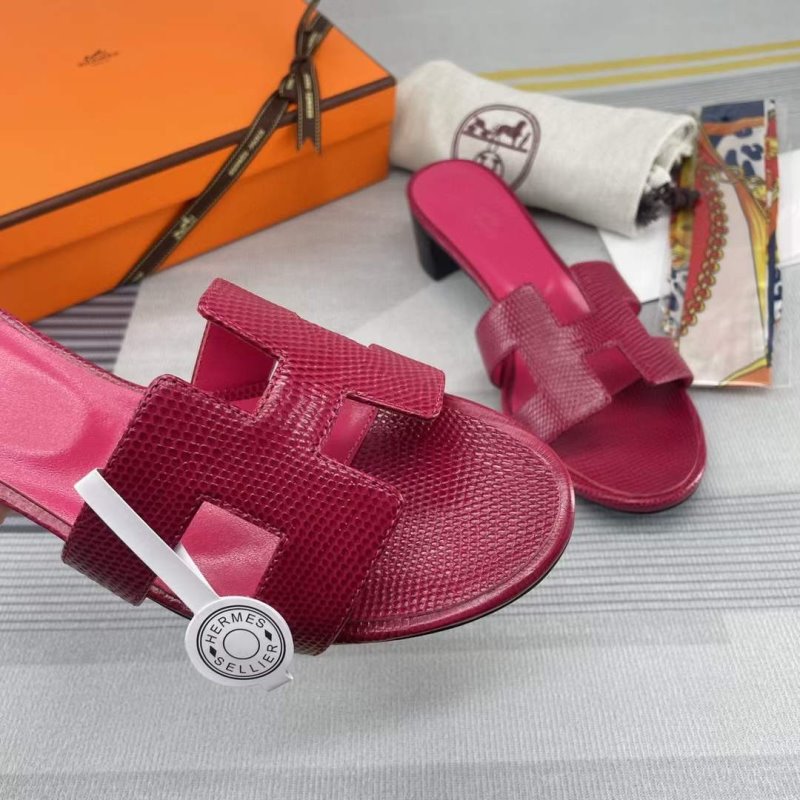 Hermes Heeled Oran Sandals SHS05064