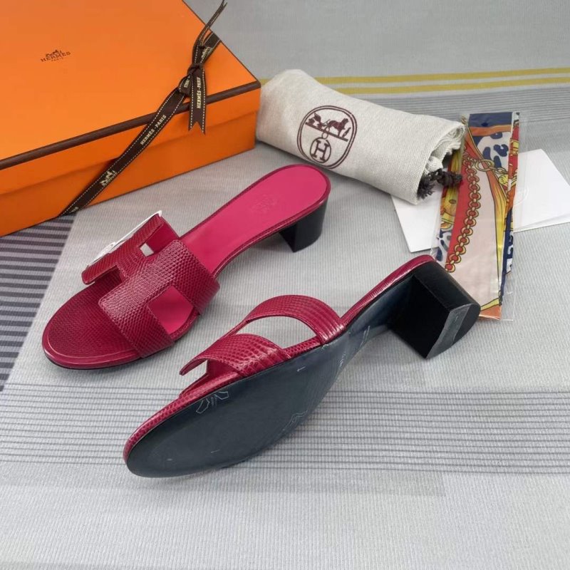 Hermes Heeled Oran Sandals SHS05064