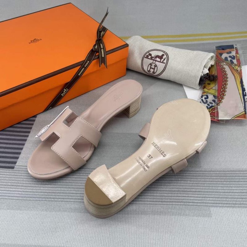 Hermes Heeled Oran Sandals SHS05065