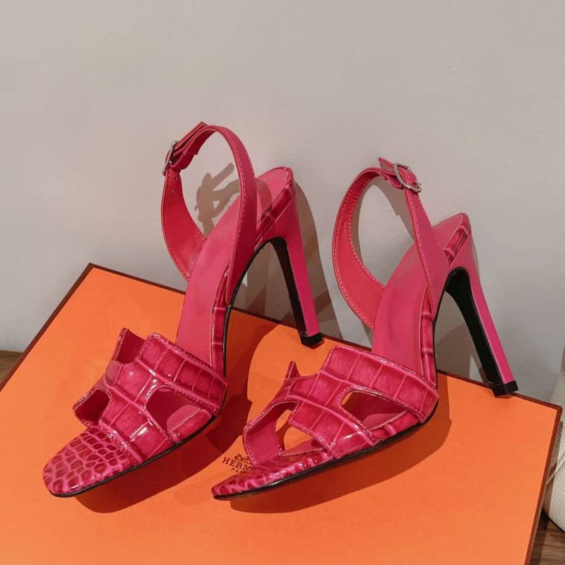 Hermes High Heeled Oran Sandals SHS05090