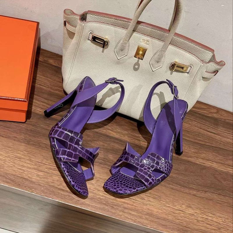 Hermes High Heeled Oran Sandals SHS05091