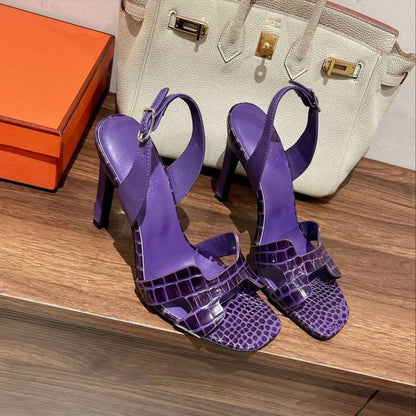 Hermes High Heeled Oran Sandals SHS05091