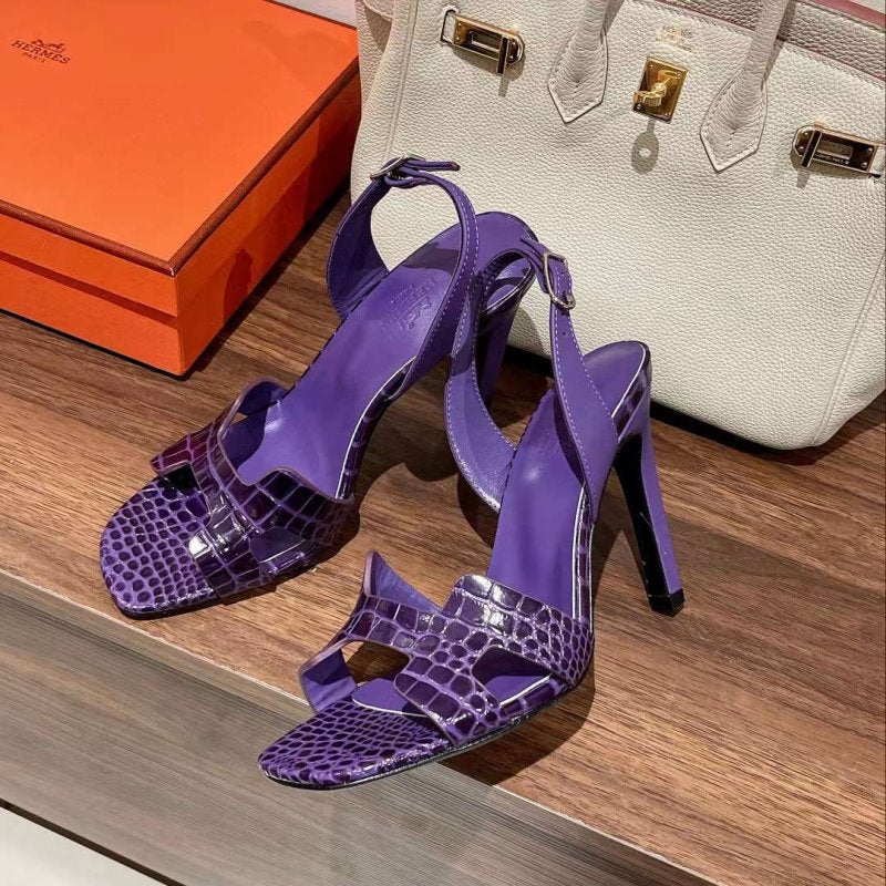 Hermes High Heeled Oran Sandals SHS05091