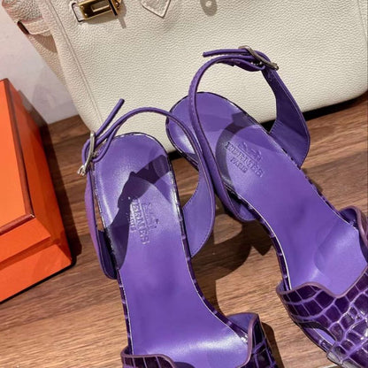 Hermes High Heeled Oran Sandals SHS05091