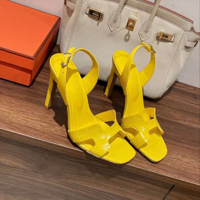 Hermes High Heeled Oran Sandals SHS05092