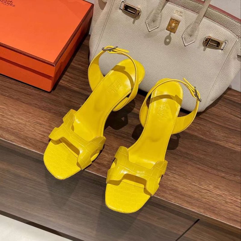 Hermes High Heeled Oran Sandals SHS05092