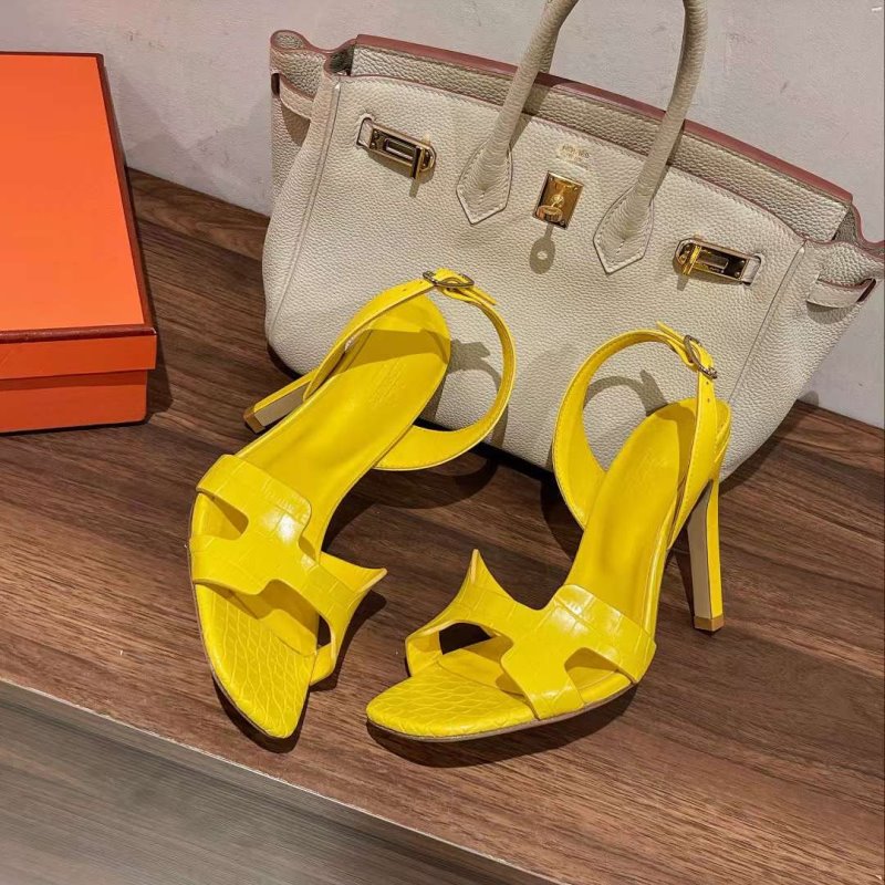 Hermes High Heeled Oran Sandals SHS05092