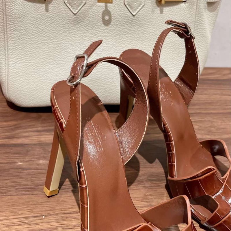 Hermes High Heeled Oran Sandals SHS05093