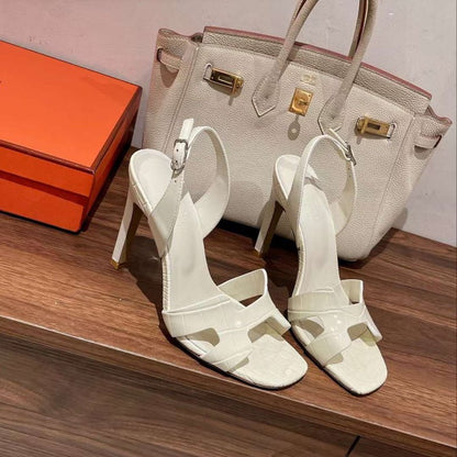 Hermes High Heeled Oran Sandals SHS05094