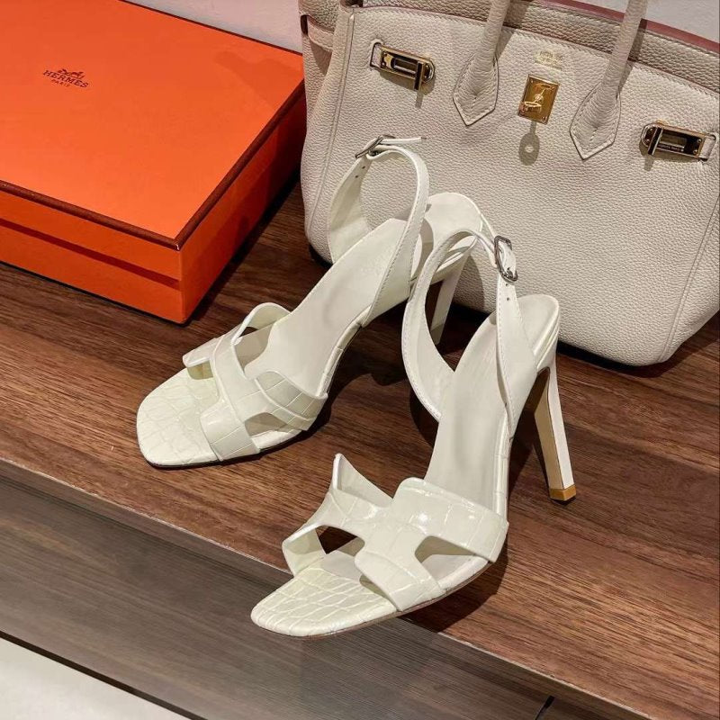 Hermes High Heeled Oran Sandals SHS05094