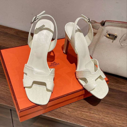 Hermes High Heeled Oran Sandals SHS05094