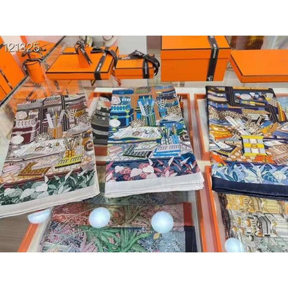 Hermes Muberry Silk Scarf SS001105