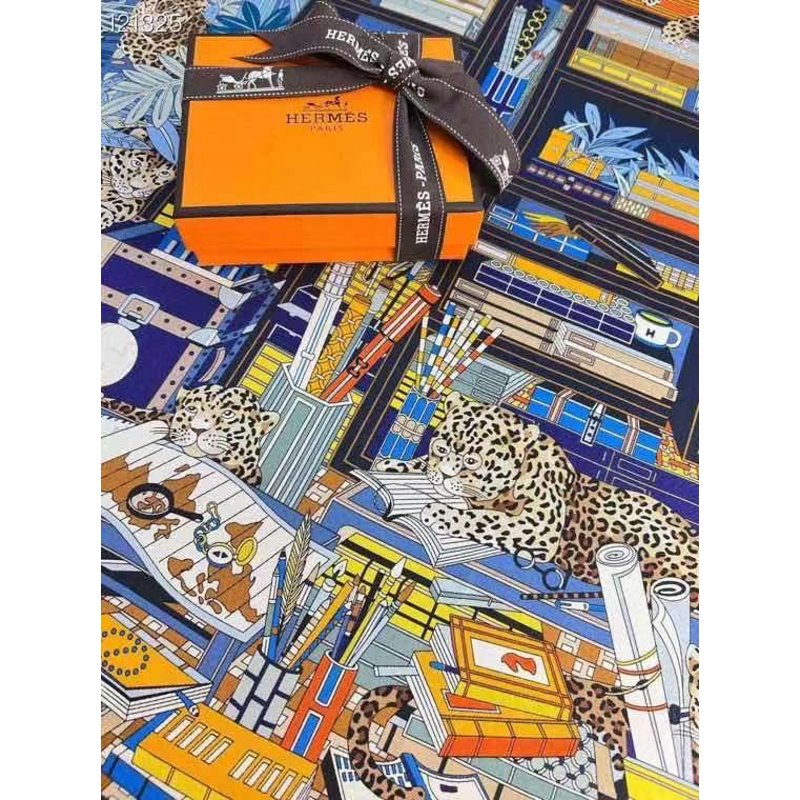 Hermes Muberry Silk Scarf SS001105