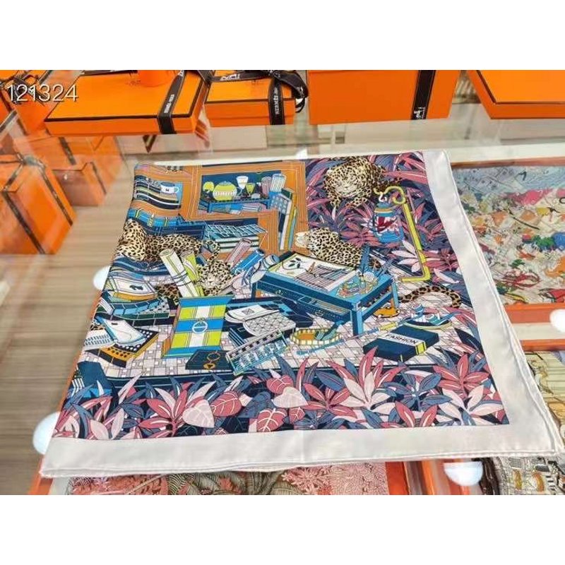 Hermes Muberry Silk Scarf SS001106