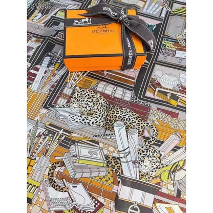 Hermes Muberry Silk Scarf SS001107