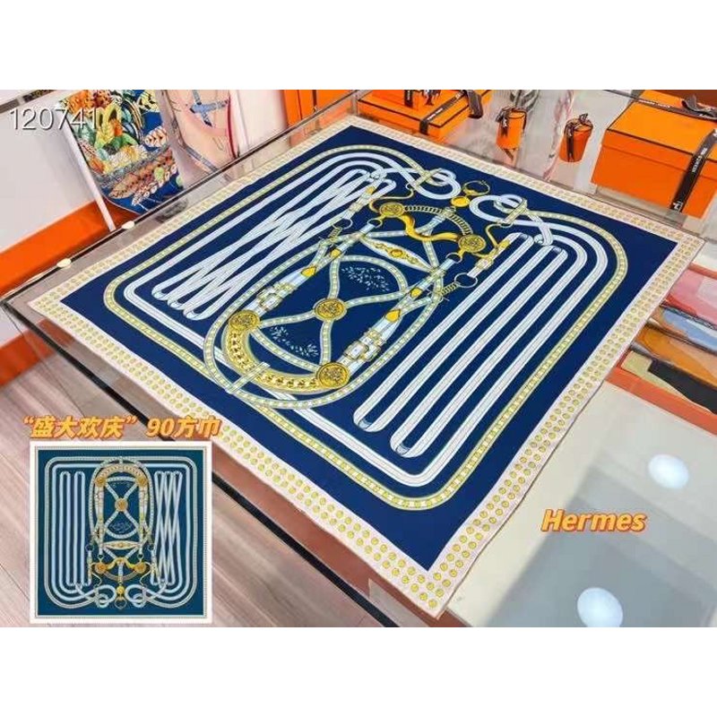 Hermes Muberry Silk Scarf SS001113
