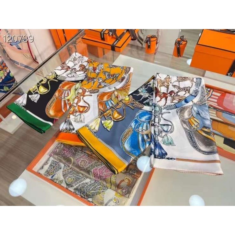 Hermes Muberry Silk Scarf SS001115