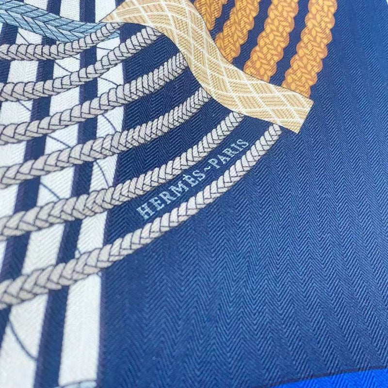 Hermes Muberry Silk and Cashmere Scarf SS001102
