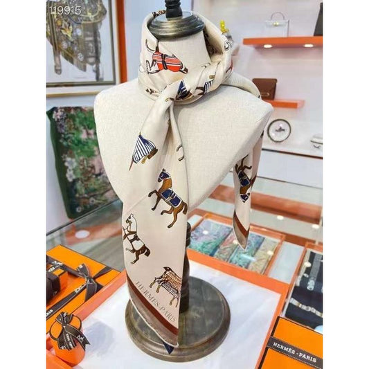Hermes Twill Silk Scarf SS001121