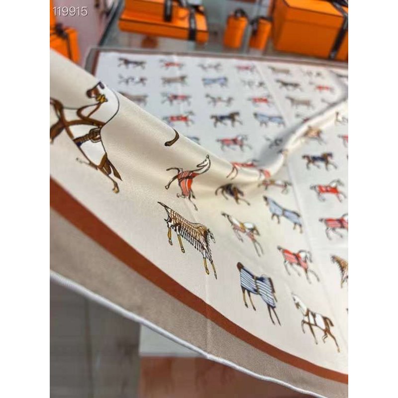 Hermes Twill Silk Scarf SS001121