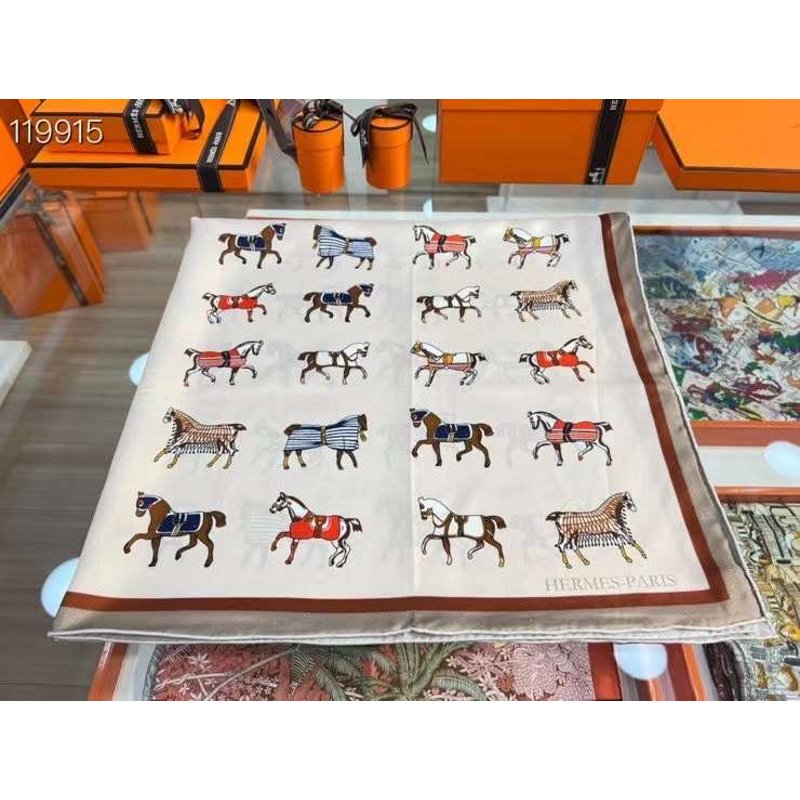 Hermes Twill Silk Scarf SS001121
