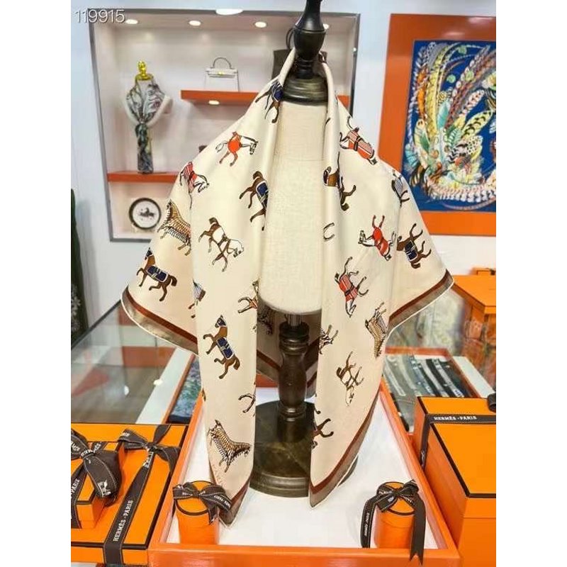 Hermes Twill Silk Scarf SS001121