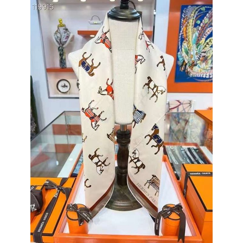 Hermes Twill Silk Scarf SS001121