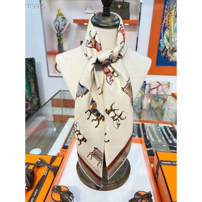 Hermes Twill Silk Scarf SS001121