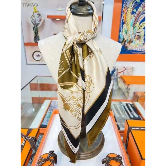 Hermes Twill Silk Scarf SS001122