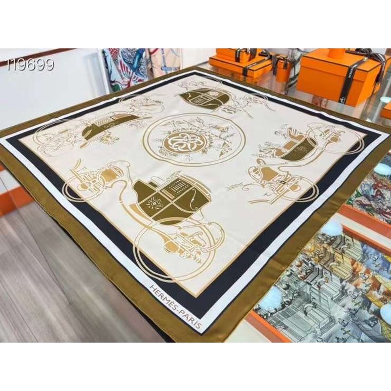 Hermes Twill Silk Scarf SS001122