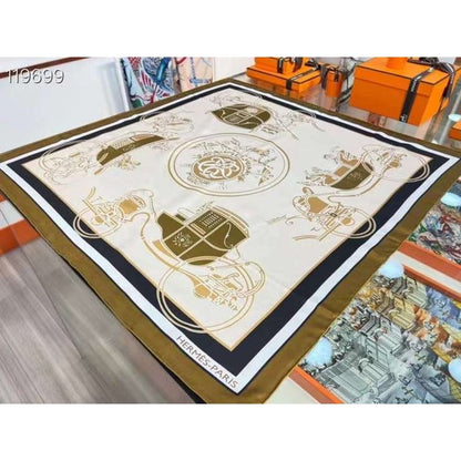 Hermes Twill Silk Scarf SS001122