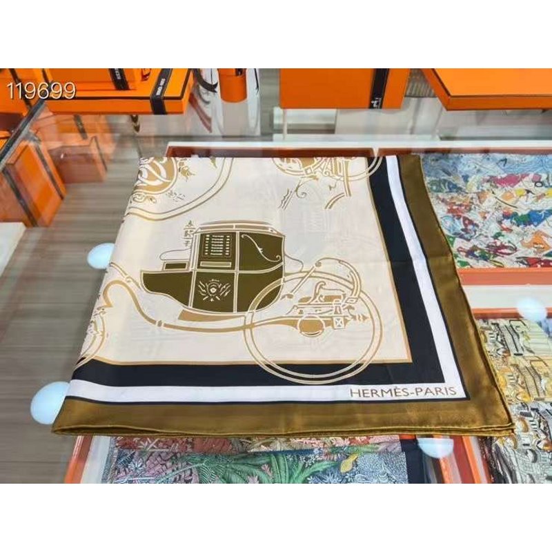 Hermes Twill Silk Scarf SS001122
