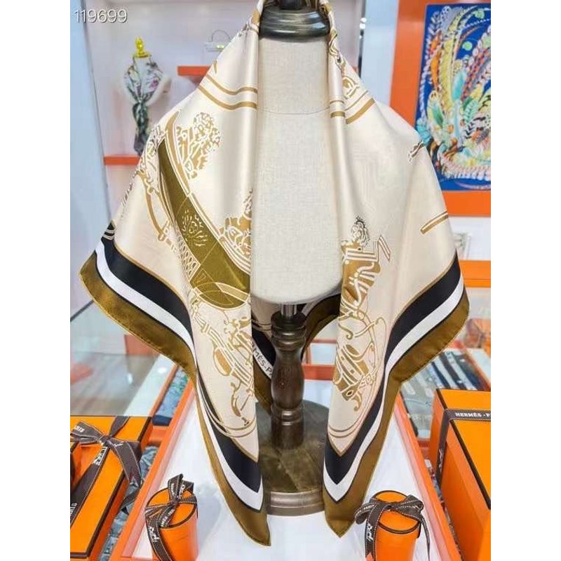 Hermes Twill Silk Scarf SS001122