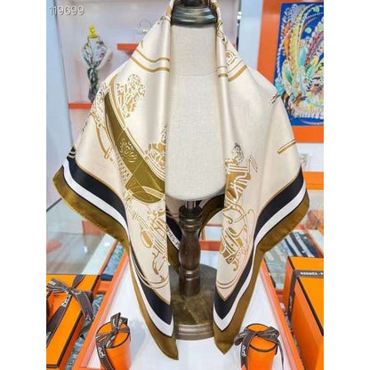 Hermes Twill Silk Scarf SS001122