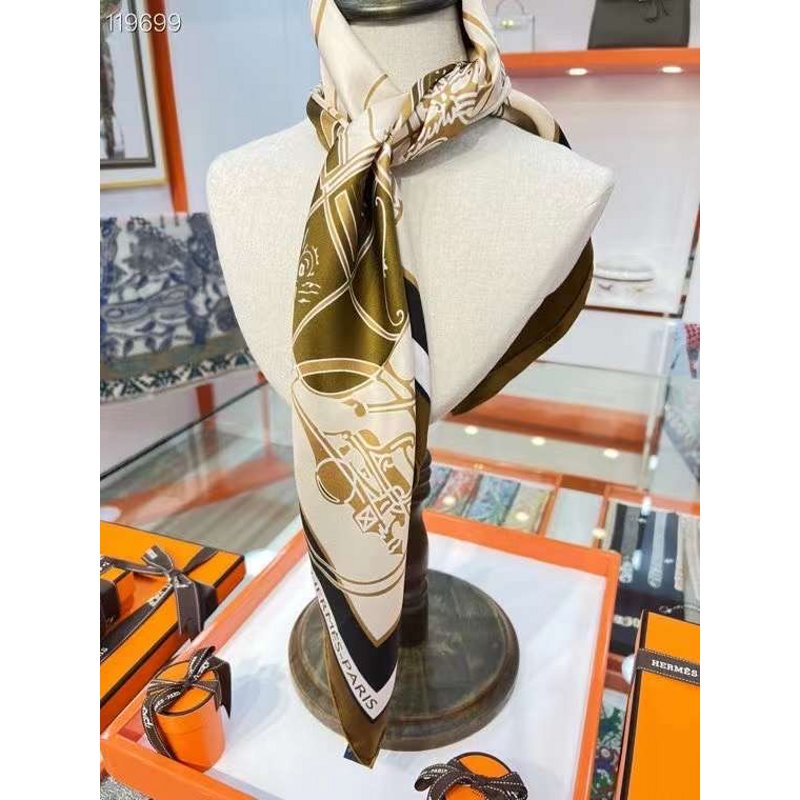 Hermes Twill Silk Scarf SS001122