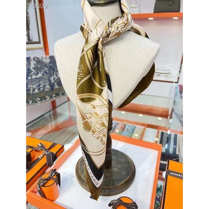 Hermes Twill Silk Scarf SS001122