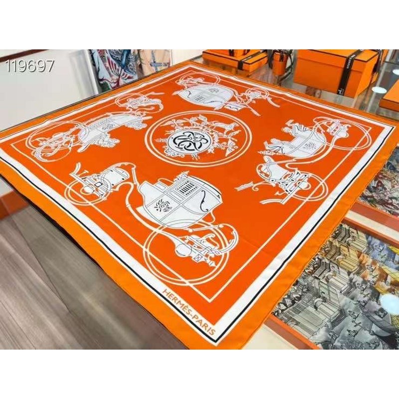 Hermes Twill Silk Scarf SS001123