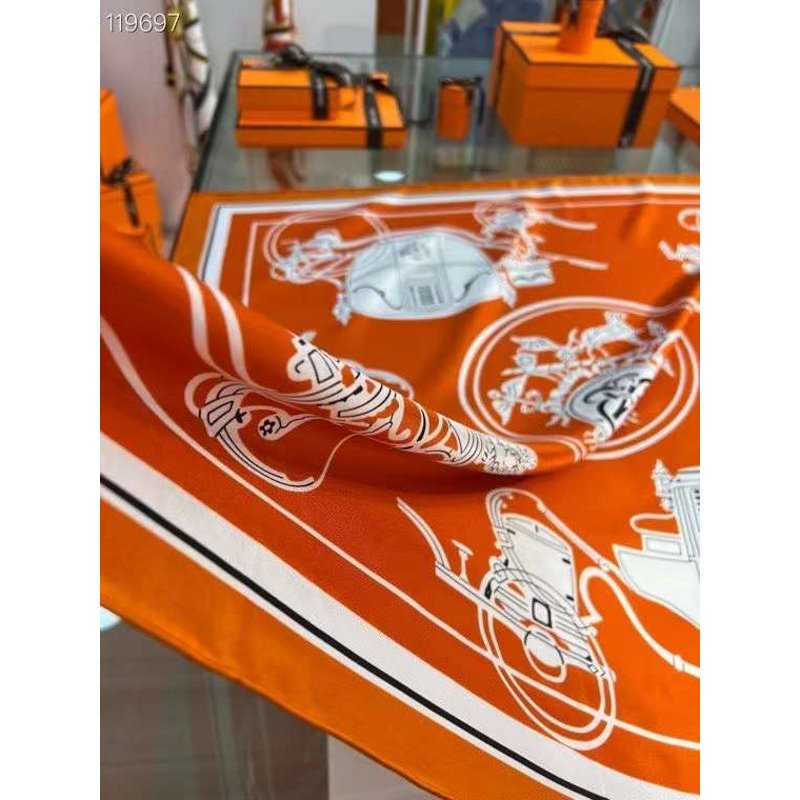Hermes Twill Silk Scarf SS001123