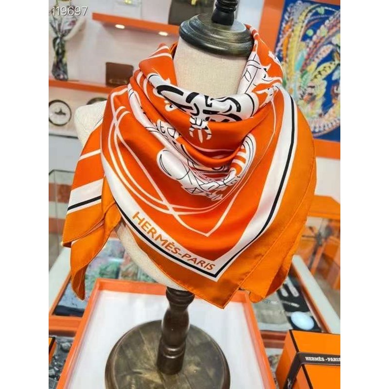 Hermes Twill Silk Scarf SS001123