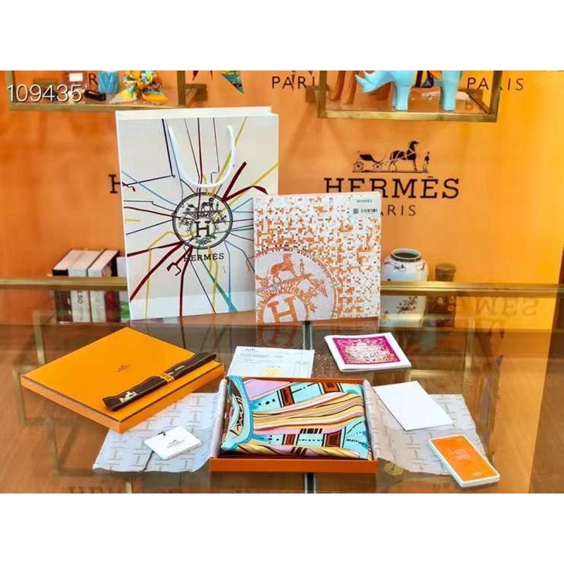 Hermes Twill Silk Scarf SS001124