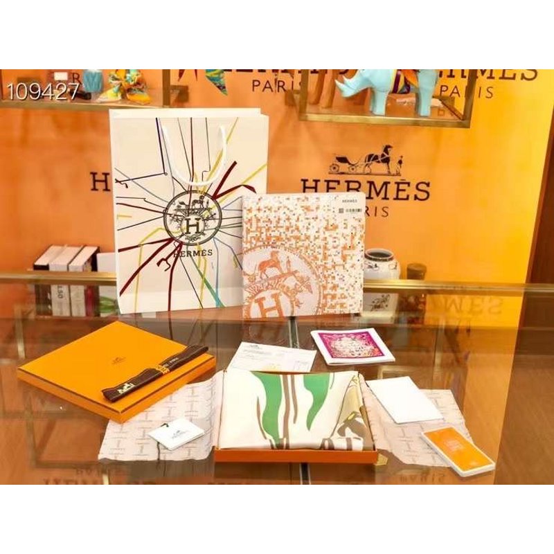 Hermes Twill Silk Scarf SS001125