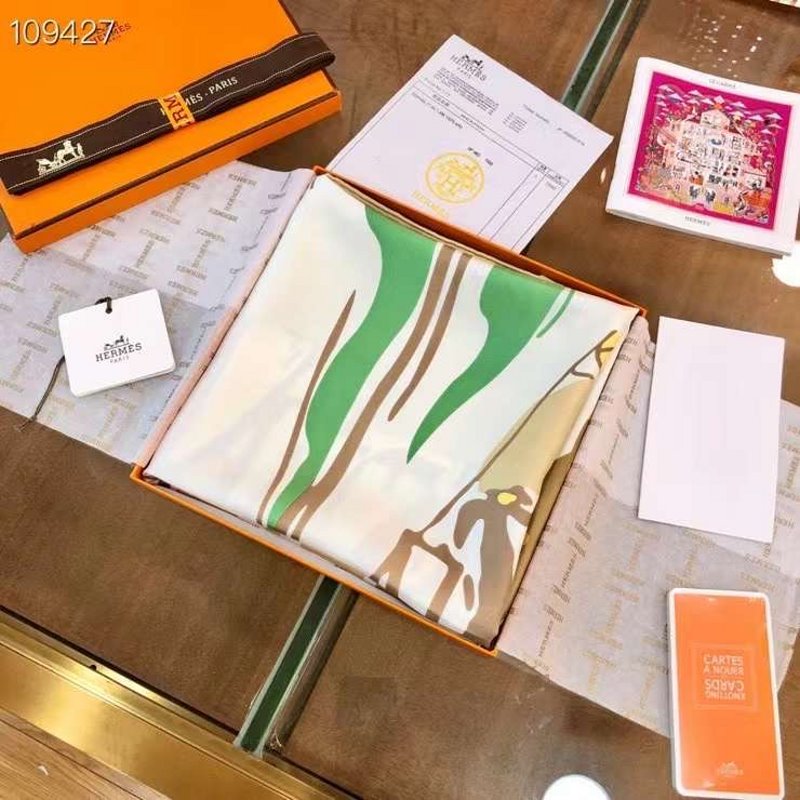 Hermes Twill Silk Scarf SS001125