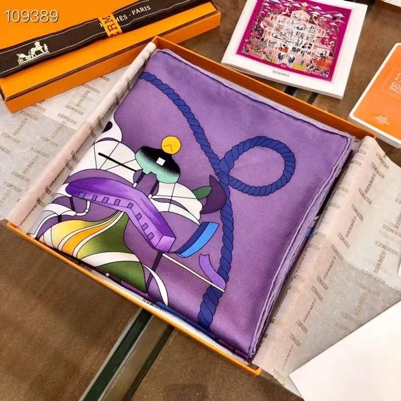 Hermes Twill Silk Scarf SS001127