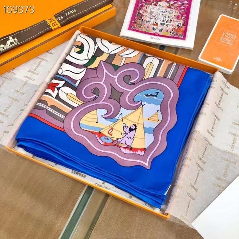 Hermes Twill Silk Scarf SS001129