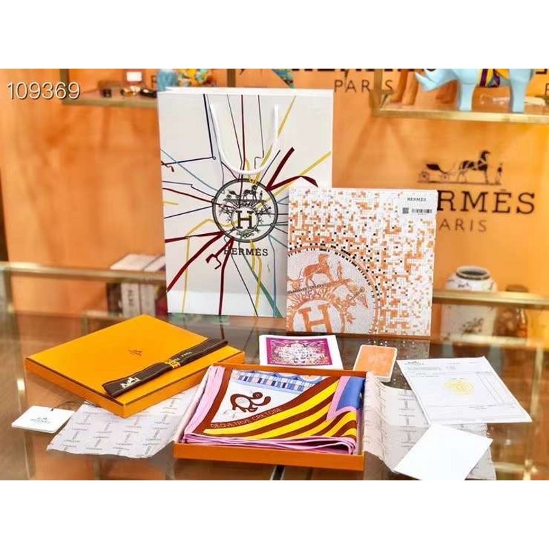 Hermes Twill Silk Scarf SS001130