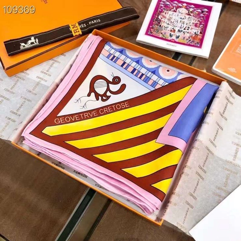 Hermes Twill Silk Scarf SS001130
